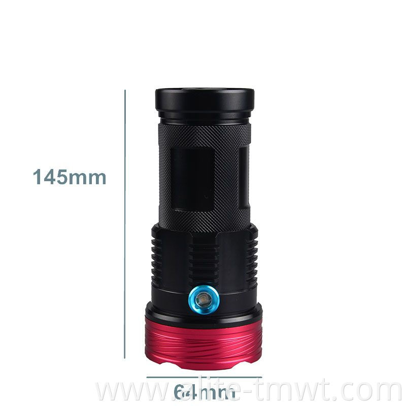 Portable Bright 10000 lumen flashlight 10x XM-L T6 3 Light Modes Handheld LED Torch Flashlight